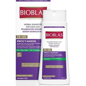 BIOBLAS szampon do włosów z procyjanidyną i witaminą B3 przeciw wypadaniu włosów 360ml