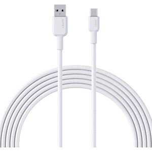 Kabel USB Aukey USB-A - USB-C 1 m Biały (CB-NAC1)