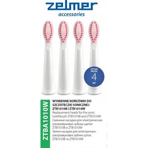 Końcówka Zelmer KOŃCÓWKI DO SZCZOTECZKI ZELMER ZTBA1010W 4szt/kpl białe