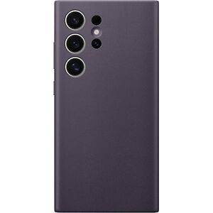 Samsung Etui Samsung Vegan Leather Case Galaxy S24 Ultra ciemnofioletowe