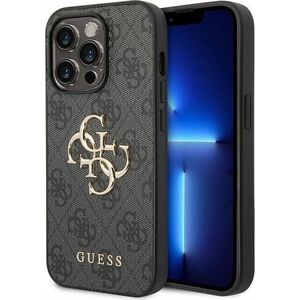 Guess Guess GUHCP15X4GMGGR iPhone 15 Pro Max 6.7" szary/grey hardcase 4G Big Metal Logo