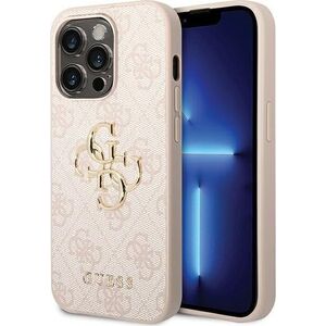 Guess Guess GUHCP15X4GMGPI iPhone 15 Pro Max 6.7" różowy/pink hardcase 4G Big Metal Logo