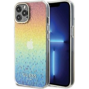 Guess Guess GUHCP12MHDECMI iPhone 12/12 Pro 6.1" wielokolorowy hardcase IML Faceted Mirror Disco Iridescent