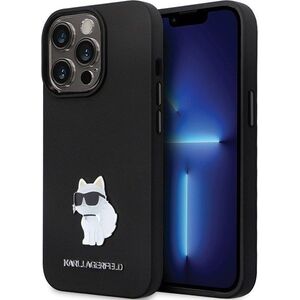 Karl Lagerfeld Karl Lagerfeld KLHCP13LSMHCNPK iPhone 13 Pro / 13 6.1" czarny/black hardcase Silicone C Metal Pin