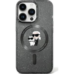 Karl Lagerfeld Karl Lagerfeld KLHMN61HGKCNOK iPhone 11 / Xr 6.1" czarny/black hardcase Karl&Choupette Glitter MagSafe