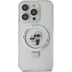 Karl Lagerfeld Karl Lagerfeld KLHMN61HMRSKCH iPhone 11 / Xr 6.1" bialy/white hardcase Ring Stand Karl&Choupettte MagSafe