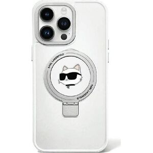 Karl Lagerfeld Karl Lagerfeld KLHMP15XHMRSCHH iPhone 15 Pro Max 6.7" biały/white hardcase Ring Stand Choupette Head MagSafe