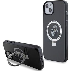 Karl Lagerfeld Karl Lagerfeld KLHMP14SHMRSKCK iPhone 14 / 15 / 13 6.1" czarny/black hardcase Ring Stand Karl&Choupettte MagSafe