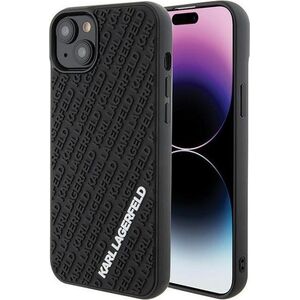 Karl Lagerfeld Karl Lagerfeld KLHCP15M3DMKRLK iPhone 15 Plus 6.7" czarny/black hardcase 3D Rubber Multi Logo
