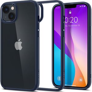Spigen Crystal Hybrid, navy blue - iPhone 14 Plus