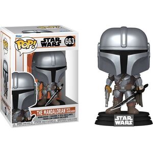 Figurka Funko Pop funko pop! 663 the mandalorian with darksaber star wars boba fett