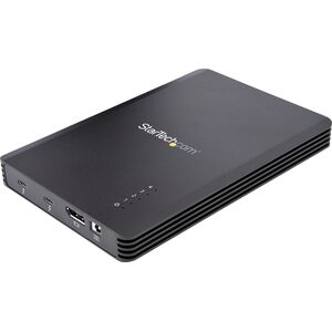 Kieszeń StarTech StarTech.com 4 Bay Thunderbolt 3 NVMe Enclosure, For M.2 NVMe SSD Drives, 1x DisplayPort Video/ 2x TB3 Downstream Ports, 40Gbps, 72W Power Supply, External Hard Drive Enclosure, SSD enclosure, M.2, M.2, 40 Gbit/s, USB connectivity, Black