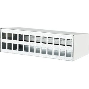 Metz METZ CONNECT Obudowa AP Keystone 24 porty czysta biel RAL9010