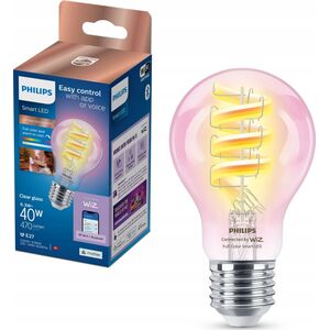 Philips WiZ | Philips Smart WiFi Filament Clear RGB | E27 | 6.3 W | Full colour