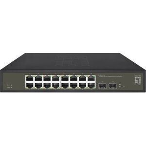 Switch LevelOne LevelOne GES-2118 łącza sieciowe Zarządzany L2 Gigabit Ethernet (10/100/1000) Czarny