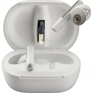 Słuchawki Poly  Voyager Free 60+ UC Białe +BT700 USB-A Adapter +Touchscreen Charge Case (7Y8G5AA)