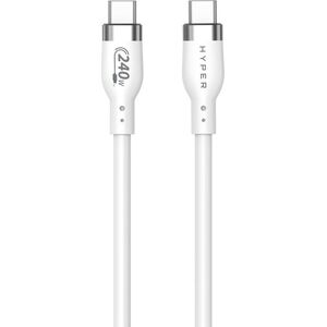 Kabel USB HyperDrive USB-C - USB-C 1 m Biały (HJ4001WHGL)