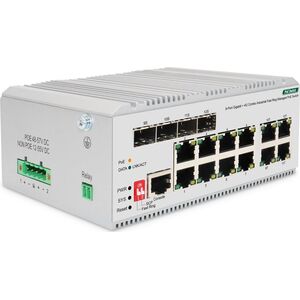 Switch Digitus DIGITUS Switch 8 Port Gigabit PoE, L2 managed, 4 SFP Uplink