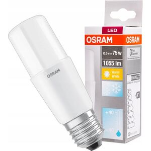 Osram OSRAM LED STAR E27 9W/827 LEDSTICK75W teplá