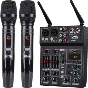 Mikrofon DNA DNA MIXMIC 2 mikser audio USB Bluetooth + mikrofony bezprzewodowe zestaw