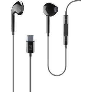 Słuchawki Cellular Line Cellularline USB-C Kopfhörer mit Mikrofon Schwarz