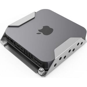 Uchwyt do komputera Compulocks Compulocks Mac Mini Security Mount with Keyed Cable Lock - Sicherheitskit - Silber - fur Apple Mac mini