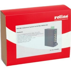 Switch Roline Switch przemysłowy ROLINE, 6x RJ-45 i 2x RJ-45 lub SC, niezarządzalny