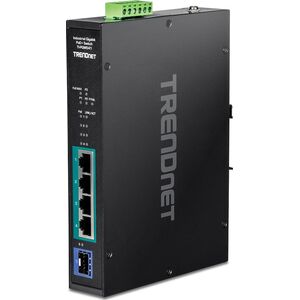 Switch TRENDnet Trendnet TI-PGM541 łącza sieciowe Gigabit Ethernet (10/100/1000) Czarny