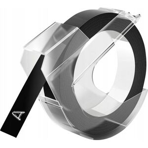 Dymo Dymo 3D Label Tape 9 mm x 3 m Plastic glossy black