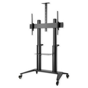 Stojak rolkowy ROLINE LCD, do 140 kg, czarny