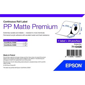 Epson Epson 7113426 etykiet do nadruku Biały Samoprzylepne etykiety do drukowania