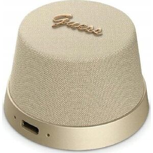 Guess Głośnik Bluetooth Guess Magnetic Script Metal - złoty