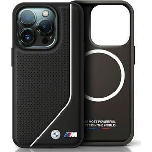 BMW BMW Perforated Twisted Line MagSafe - Etui iPhone 15 (czarny)