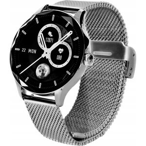 Smartwatch Garett Viva Srebrny  (VIVA_SVR_STL)