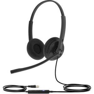 Słuchawki Yealink Yealink UH34 Lite Dual Teams Zestaw słuchawkowy Przewodowa Opaska na głowę Biuro/centrum telefoniczne USB Typu-A Czarny
