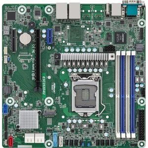 ASRock Płyta główna ASRock E3C252D4U 1x LGA1200 Intel Xeon E-23XX C252 (4xDIMM SATA 1xM.2 2x1GbE IPMI)