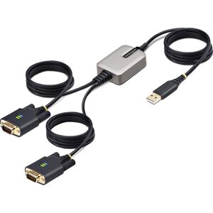 Kabel StarTech Adap Startech 2-Port USB to Seriell 4m