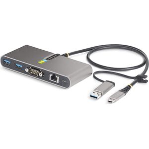 Stacja/replikator StarTech USB-C / USB-A z portem RS-232 (5G2A1SGBB-USB-C-HUB)