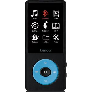 Lenco LENCO Xemio-860 MP4-Player mit Display Akku BT 8GB blau