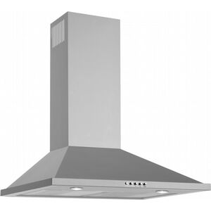 Okap Silverline SILVERLINE Basic SL 2240-60RF - Kåpa - skorsten - bredd: 59.8 cm - djup: 45 cm - utsug och återcirkulering (med extra återcirkuleringssats) - stål