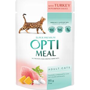 Synteza OPTIMEAL KOT sasz.85g INDYK w sosie       DYNIOWYM /12