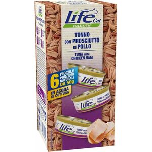 Life Pet Care Life Cat Karma Mokra dla Kota Tuńczyk Szynka 6x50g