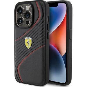 Ferrari Ferrari FEHCP15LPTWK iPhone 15 Pro 6.1" czarny/black hardcase Twist Metal Logo