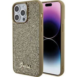 Guess Guess GUHCP15XPMSDGSD iPhone 15 Pro Max 6.7" złoty/gold hardcase Disco Metal Script