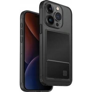 Uniq UNIQ etui Air Fender ID iPhone 15 Pro 6.1" szary/smoked grey tinted Cardslot
