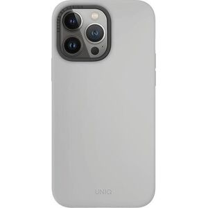 Uniq UNIQ etui Lino Hue iPhone 15 Pro Max 6.7" Magclick Charging jasnoszary/chalk grey