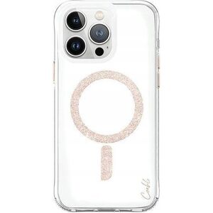 Uniq UNIQ etui Coehl Glace iPhone 15 Pro 6.1" Magnetic Charging różowo-złoty/rose gold