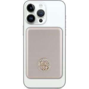 Powerbank Guess Guess Powerbank indukcyjny 5W GUPBM3AL4DMD 3000mAh złoty/gold MagSafe 4G Strassed Metal Logo