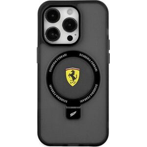 Ferrari Ferrari FEHMP15SUSCAK iPhone 15 / 14 / 13 6.1" czarny/black hardcase Ring Stand 2023 Collection MagSafe
