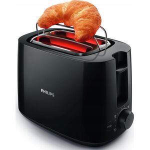 Toster Philips Philips | Daily Collection Toaster | HD2583/90 | Number of slots 2 | Housing material Plastic | Black
